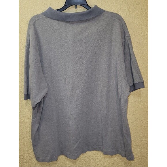 Cabela's Mens XL Brown Short Sleeve POLO Shirt Casual Golf  Herringbone - Picture 4 of 10